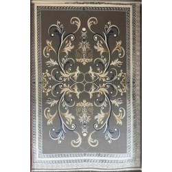 سجاد تركي تاج 8 38318A رصاصي مقاس 50*80