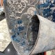 سجاد تركي فيقو رصاصي سماوي