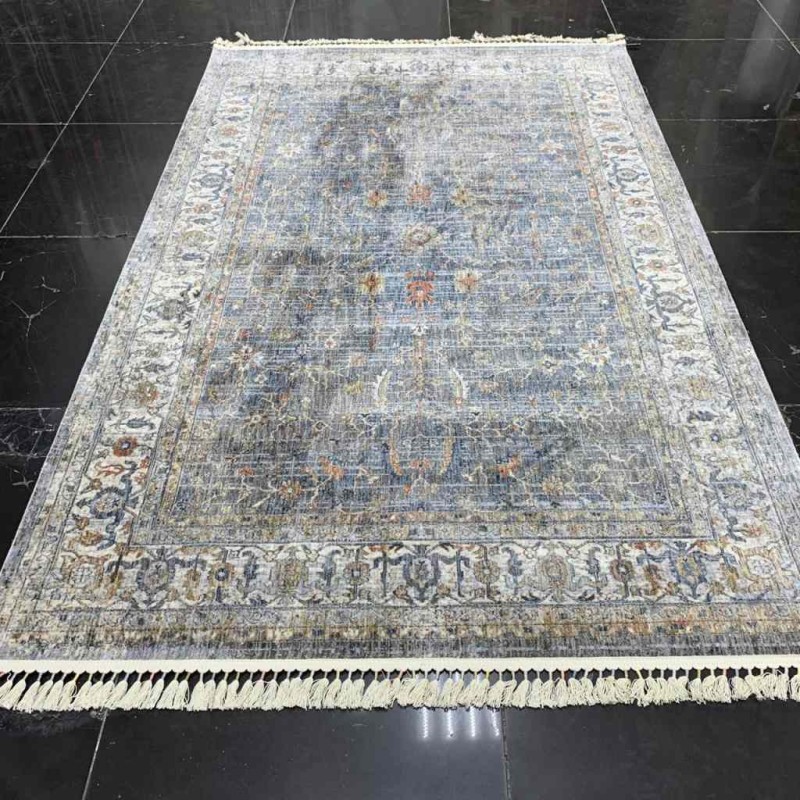 سجاد بلغاري لشبونه B678A رصاصي متعدد الألوان المائية