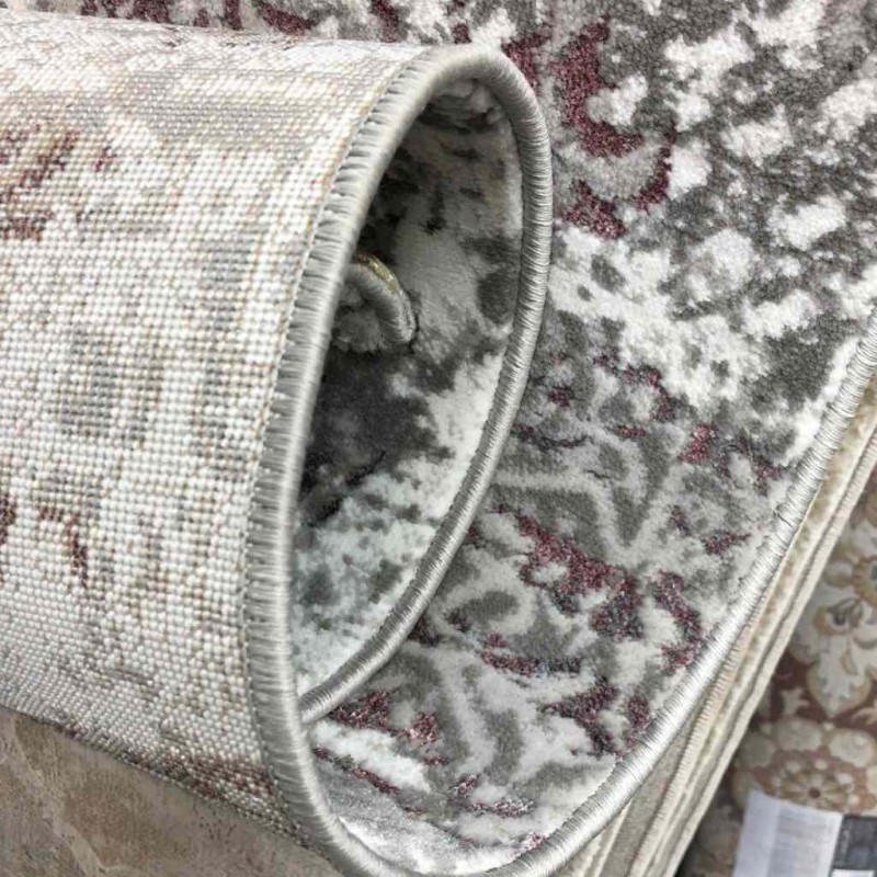 سجاد تركي برازما 5563  رصاصي مع موف