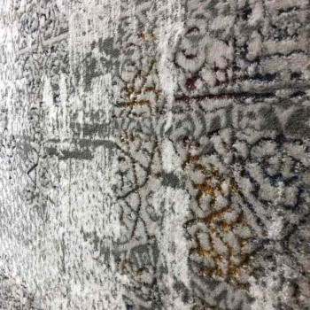 سجاد تركي برازما 5563  رصاصي مع ذهبي
