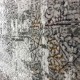 سجاد تركي برازما 5563  رصاصي مع ذهبي