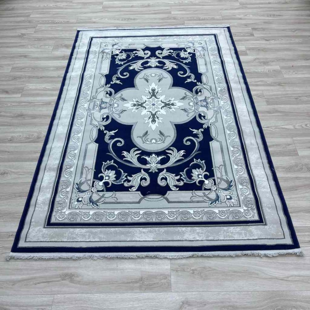 سجاد تركي سيرينتي نشقه ايراني 36235 كحلي مقاس 300*400