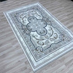 سجاد تركي سيرينتي نشقه ايراني 36235 كريم كريم مقاس 100*400