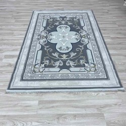 سجاد تركي سيرينتي نشقه ايراني 36235 رصاصي مقاس 100*400