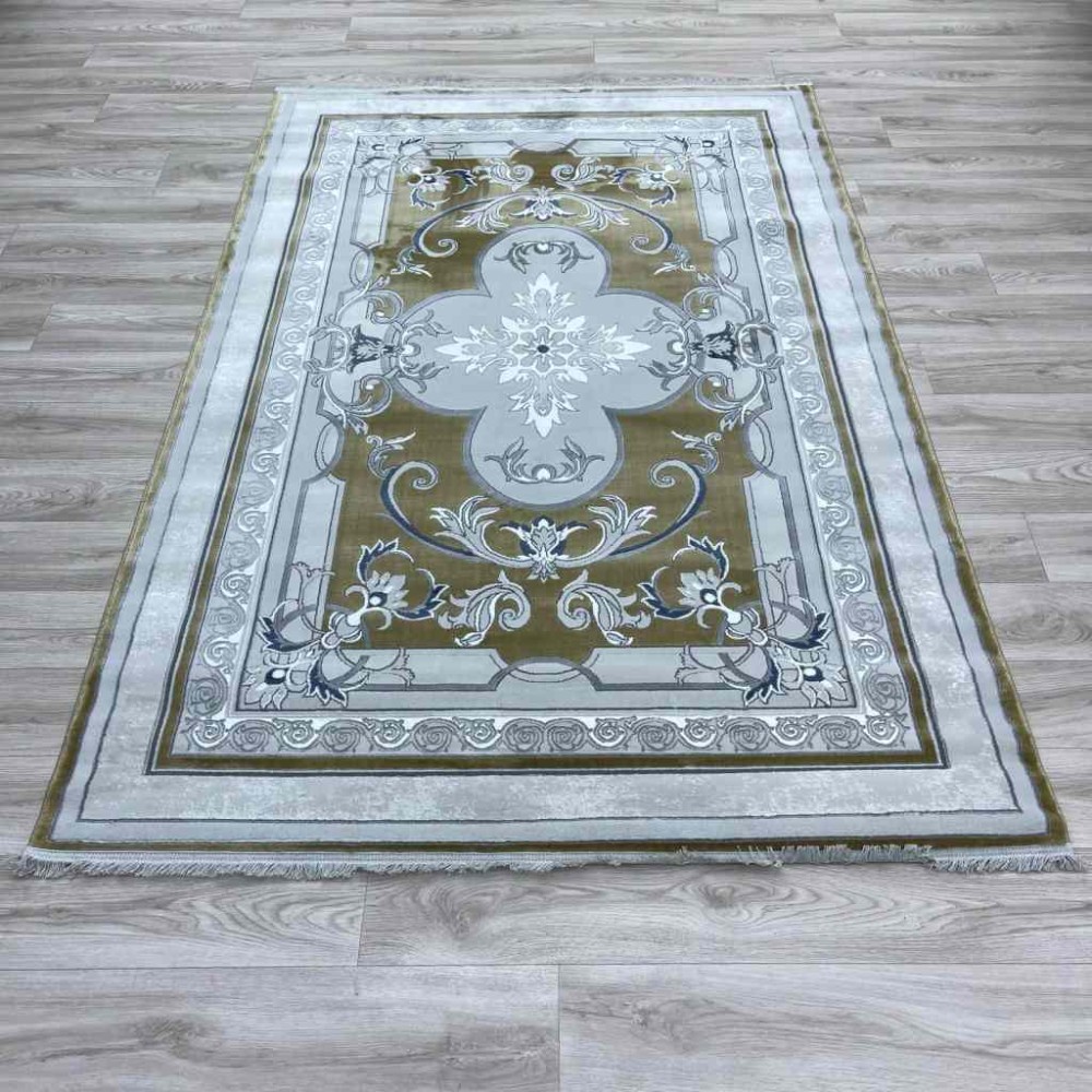 سجاد تركي سيرينتي نشقه ايراني 36235 ذهبي مقاس 300*500