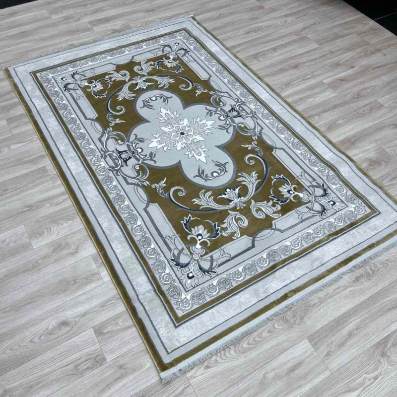 سجاد تركي سيرينتي نشقه ايراني 36235 ذهبي مقاس 300*400