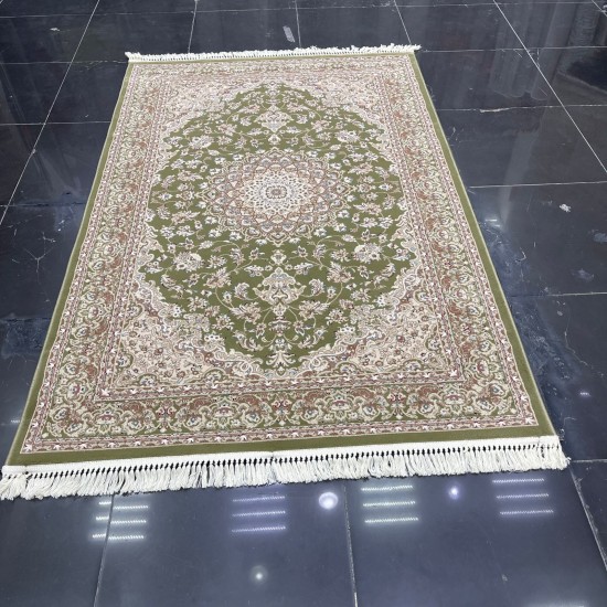 Türkiye Al Baha Classic Soft Carpet 3403D Apple Green Size 300*500