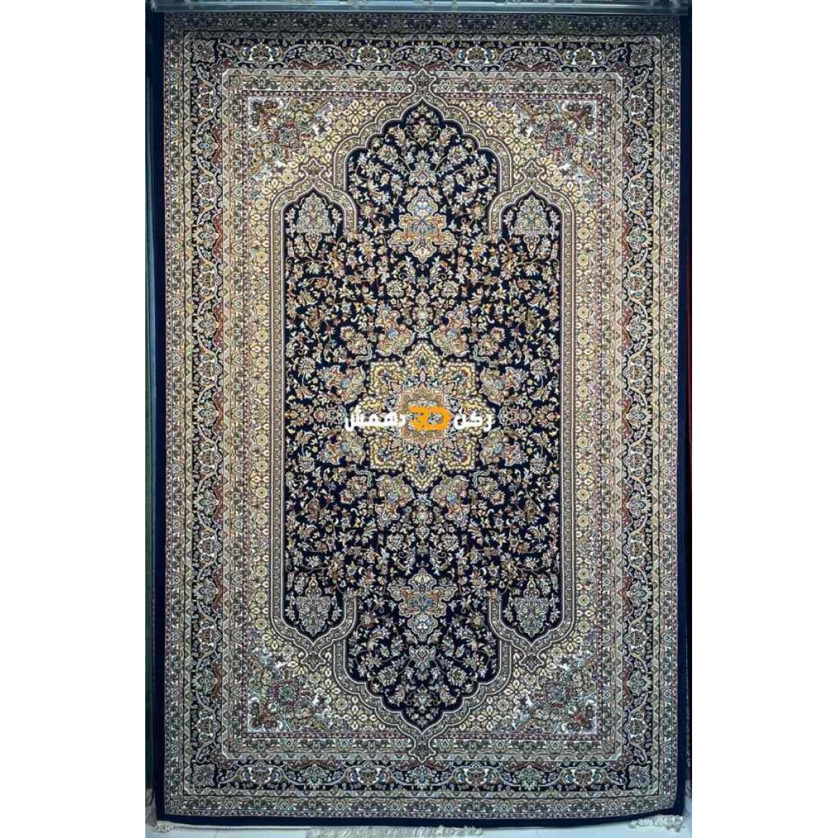 سجاد تركي الفخامة صوف اكرليك خيط مبروم 37878 لون كحلي مقاس 100*300 سجاد تركي الفخامة صوف اكرليك خيط مبروم 37878 لون كحلي مقاس 100*300