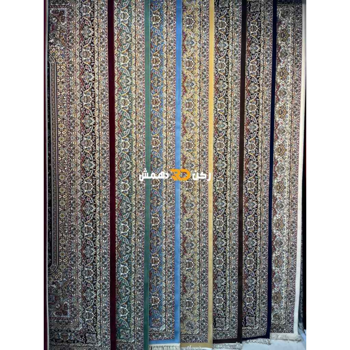 سجاد تركي الفخامة صوف اكرليك خيط مبروم  37878 لون بني مقاس 100*200