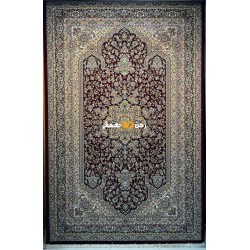 سجاد تركي الفخامة صوف اكرليك خيط مبروم  37878 لون احمر عنابي مقاس 150*230