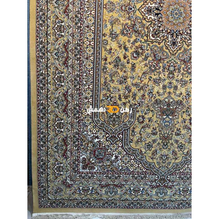 سجاد تركي الفخامة صوف اكرليك خيط مبروم 37878 لون ذهبي مقاس 100*400 سجاد تركي الفخامة صوف اكرليك خيط مبروم 37878 لون ذهبي مقاس 100*400