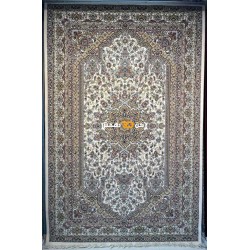 سجاد تركي الفخامة صوف اكرليك خيط مبروم  37878 لون كريم مقاس 400*600