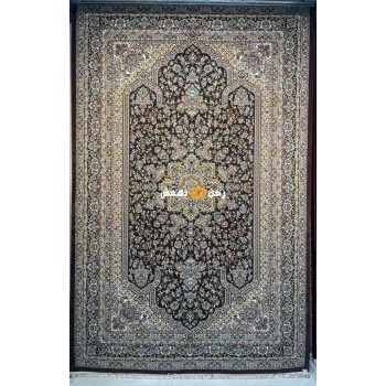 سجاد تركي الفخامة صوف اكرليك خيط مبروم  37878 لون بني مقاس 400*600