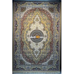 سجاد تركي الفخامة صوف اكرليك خيط مبروم  36963 لون ذهبي مقاس 100*300