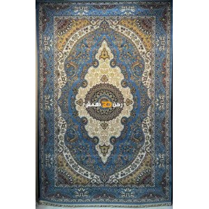 سجاد تركي الفخامة صوف اكرليك خيط مبروم  36963 لون سماوي مقاس 400*400