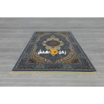سجاد تركي الفخامة صوف اكرليك خيط مبروم  36963 لون سماوي مقاس 100*300
