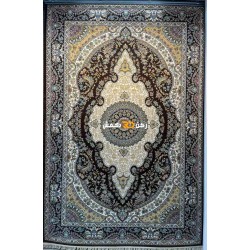 سجاد تركي الفخامة صوف اكرليك خيط مبروم  36963 لون بني مقاس 250*350