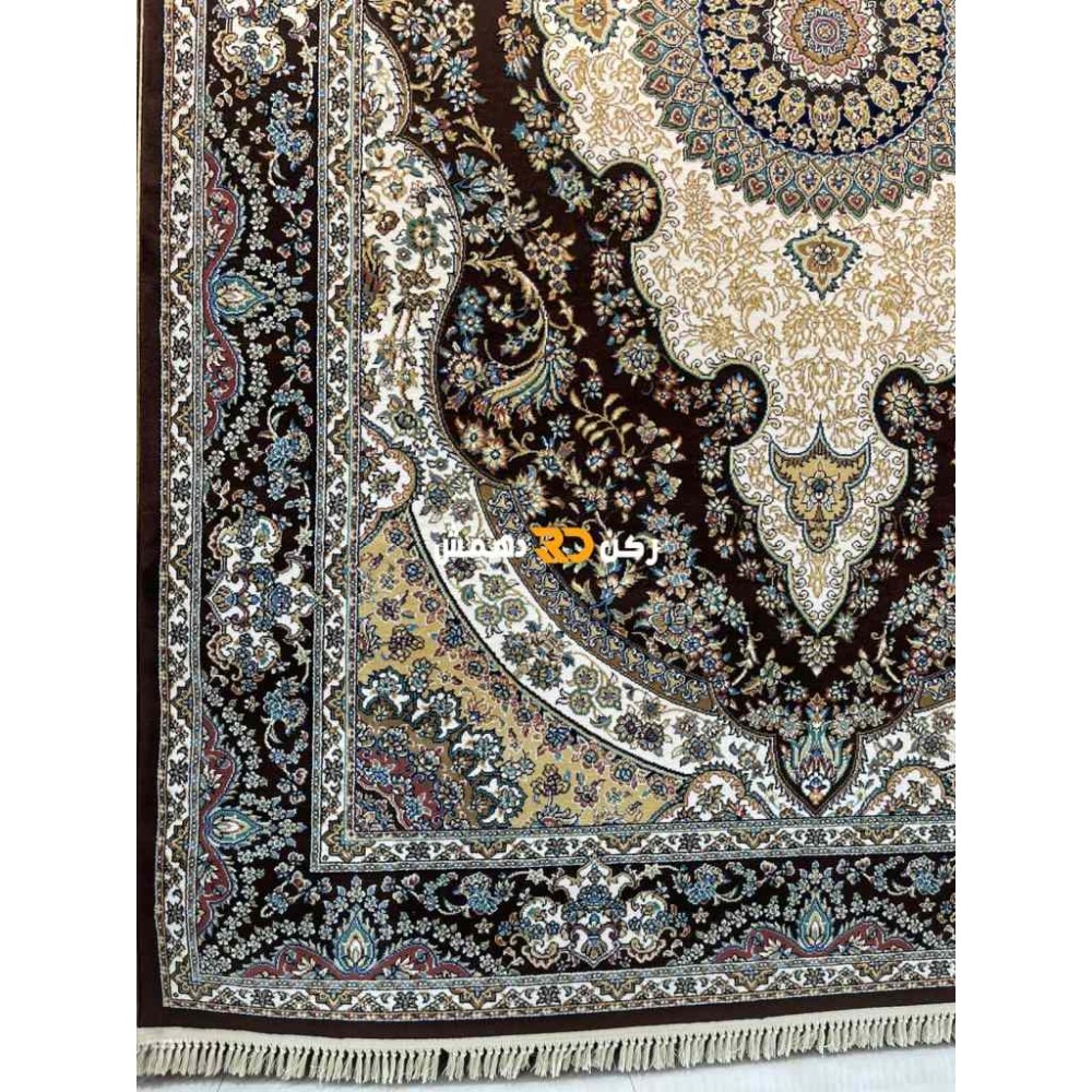 سجاد تركي الفخامة صوف اكرليك خيط مبروم 36963 لون بني مقاس 250*350 سجاد تركي الفخامة صوف اكرليك خيط مبروم 36963 لون بني مقاس 250*350