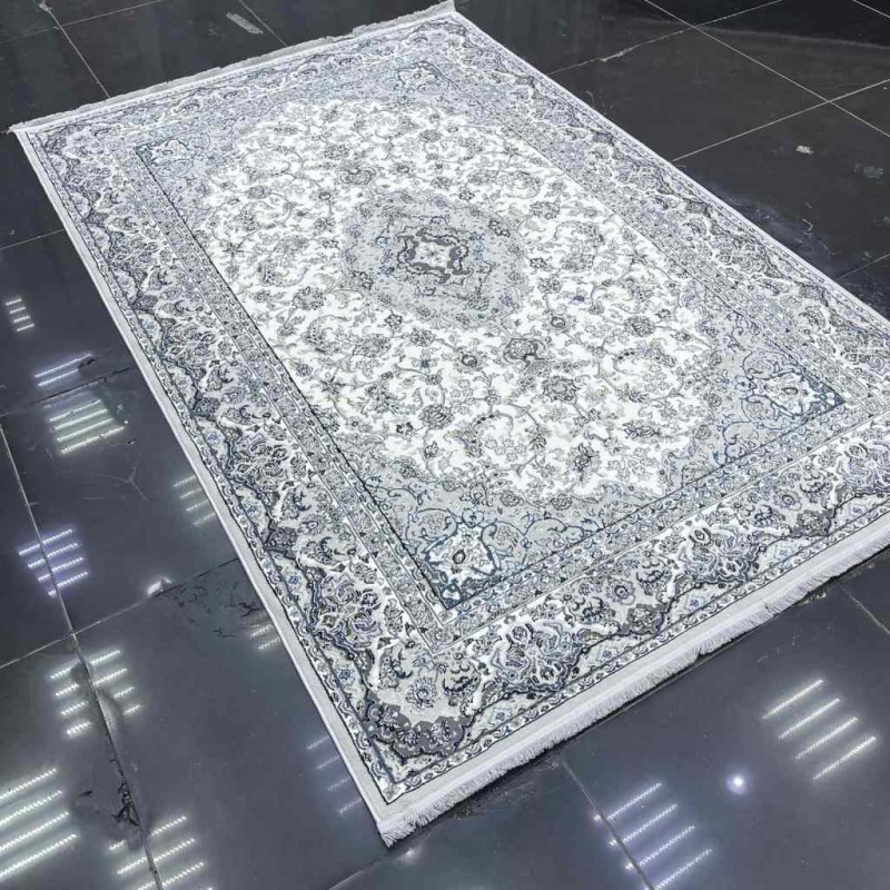 سجاد تركي كلاسيك الجوهرة ناعم 27166A كريم مقاس 100*200