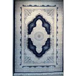 سجاد تركي اليمامة كلاسيك سميك ناعم 40378A كحلي مقاس 500*800