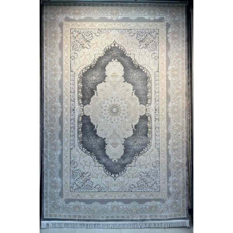سجاد تركي اليمامة كلاسيك سميك ناعم 40378A رصاصي مقاس 400*400