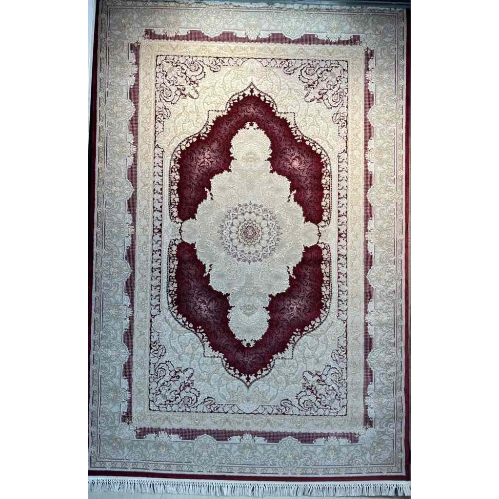 سجاد تركي اليمامة كلاسيك سميك ناعم 40378A احمر مقاس 200*300