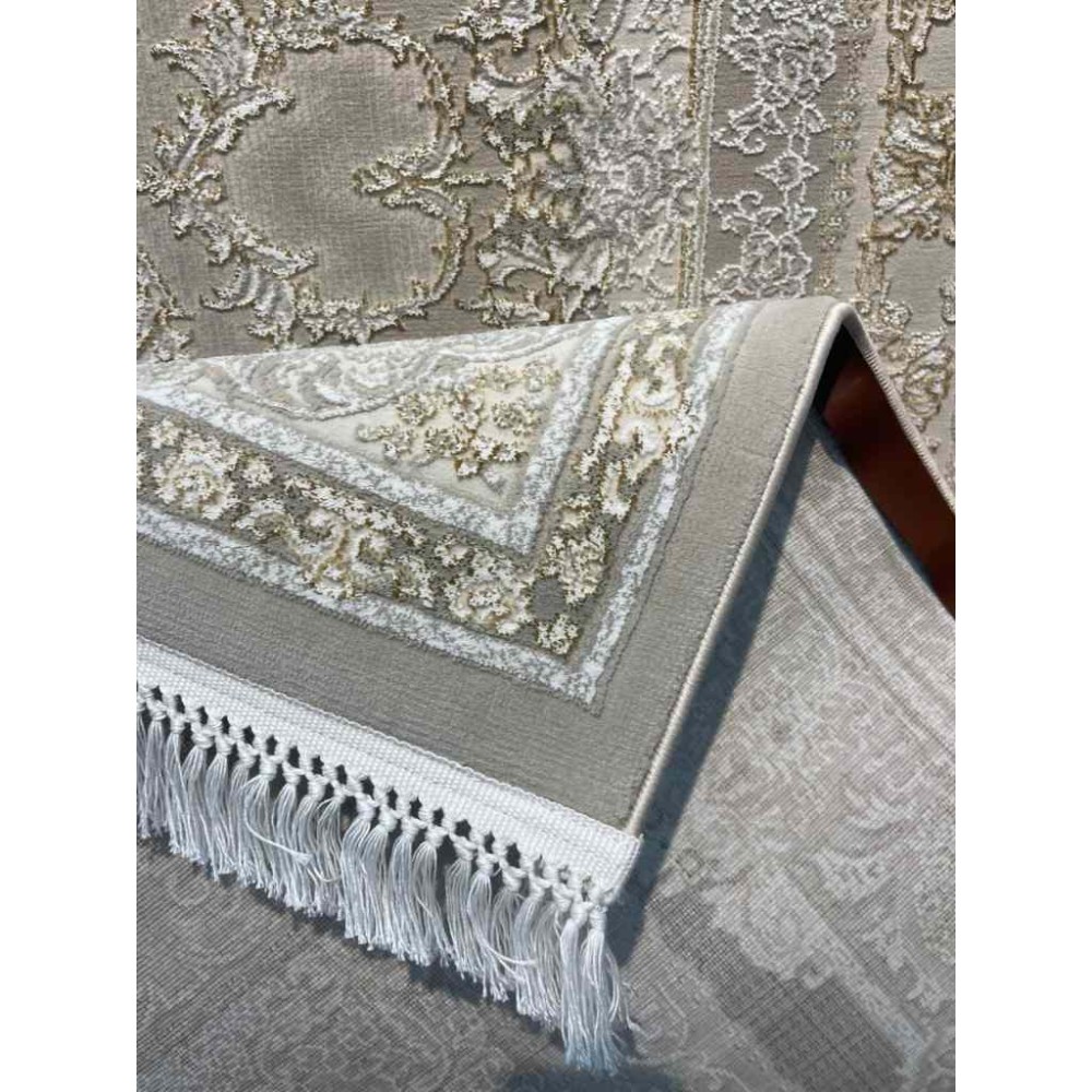 سجاد تركي اليمامة كلاسيك سميك ناعم 40378A بيج مقاس 500*800