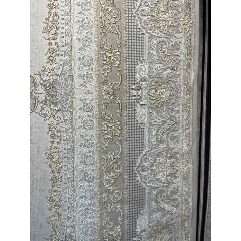 سجاد تركي اليمامة كلاسيك سميك ناعم 40378A كريم مقاس 250*350