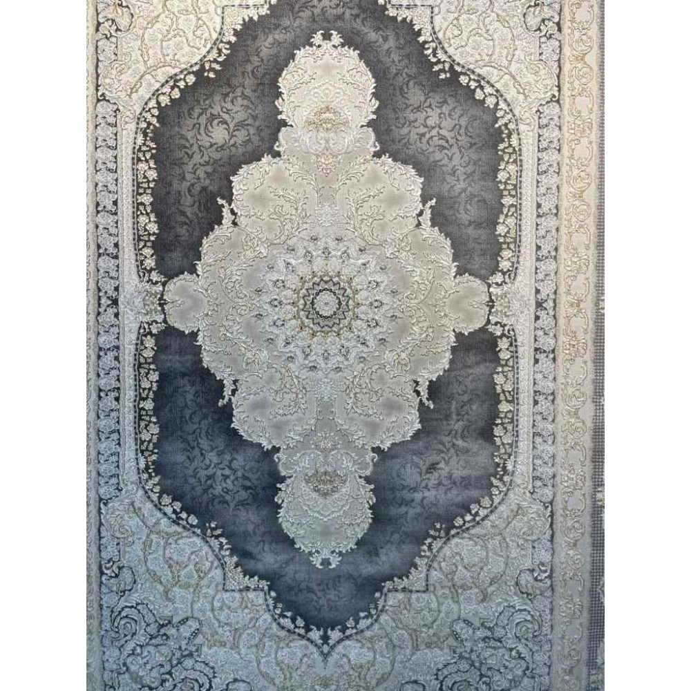 سجاد تركي اليمامة كلاسيك سميك ناعم 40378A رصاصي مقاس 250*350