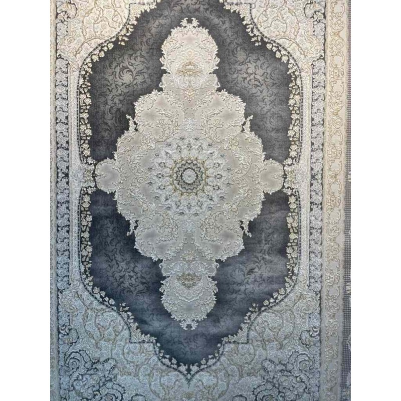 سجاد تركي اليمامة كلاسيك سميك ناعم 40378A رصاصي مقاس 250*350