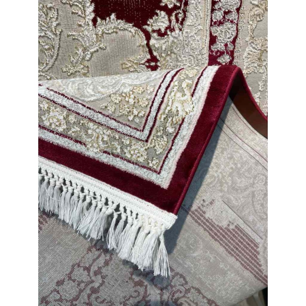 سجاد تركي اليمامة كلاسيك سميك ناعم 40378A احمر مقاس 200*300