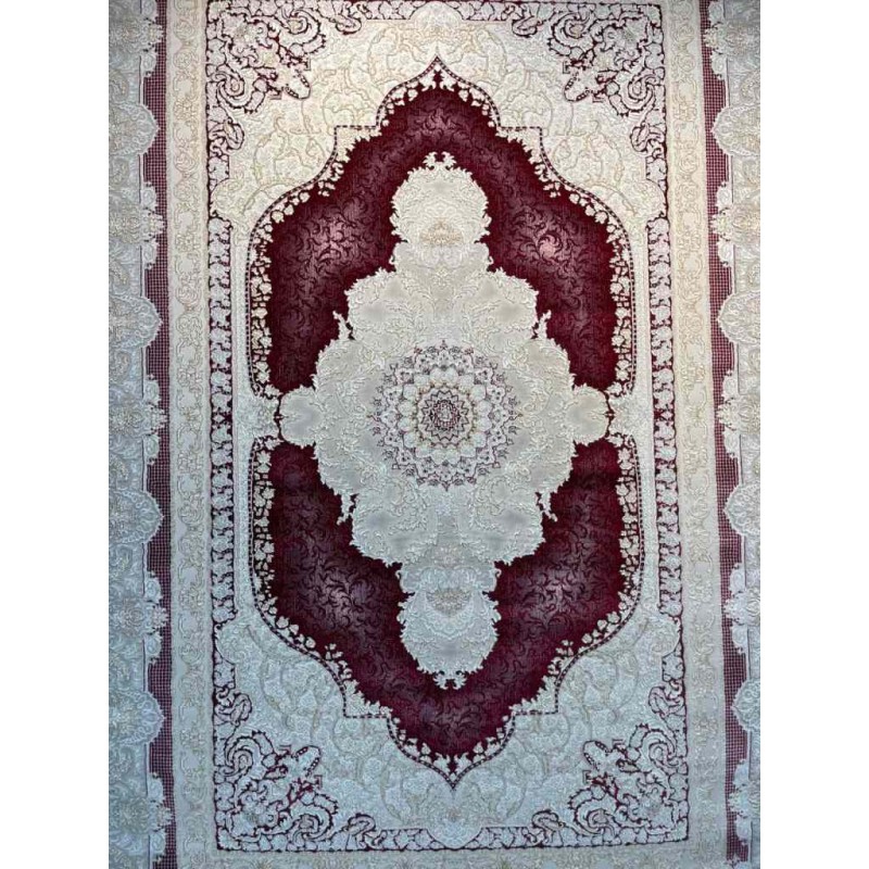 سجاد تركي اليمامة كلاسيك سميك ناعم 40378A احمر مقاس 250*350