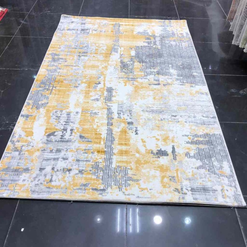 سجاد تركي دامسك 36874  ذهبي