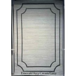 سجاد تركي اطار برواز الزمرد 8553 كريم رصاصي مقاس 100*400 سجاد تركي اطار برواز الزمرد 8553 كريم رصاصي مقاس 100*400