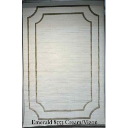 سجاد تركي اطار برواز الزمرد 8553 كريم فيزون مقاس 400*500 سجاد تركي اطار برواز الزمرد 8553 كريم فيزون مقاس 400*500