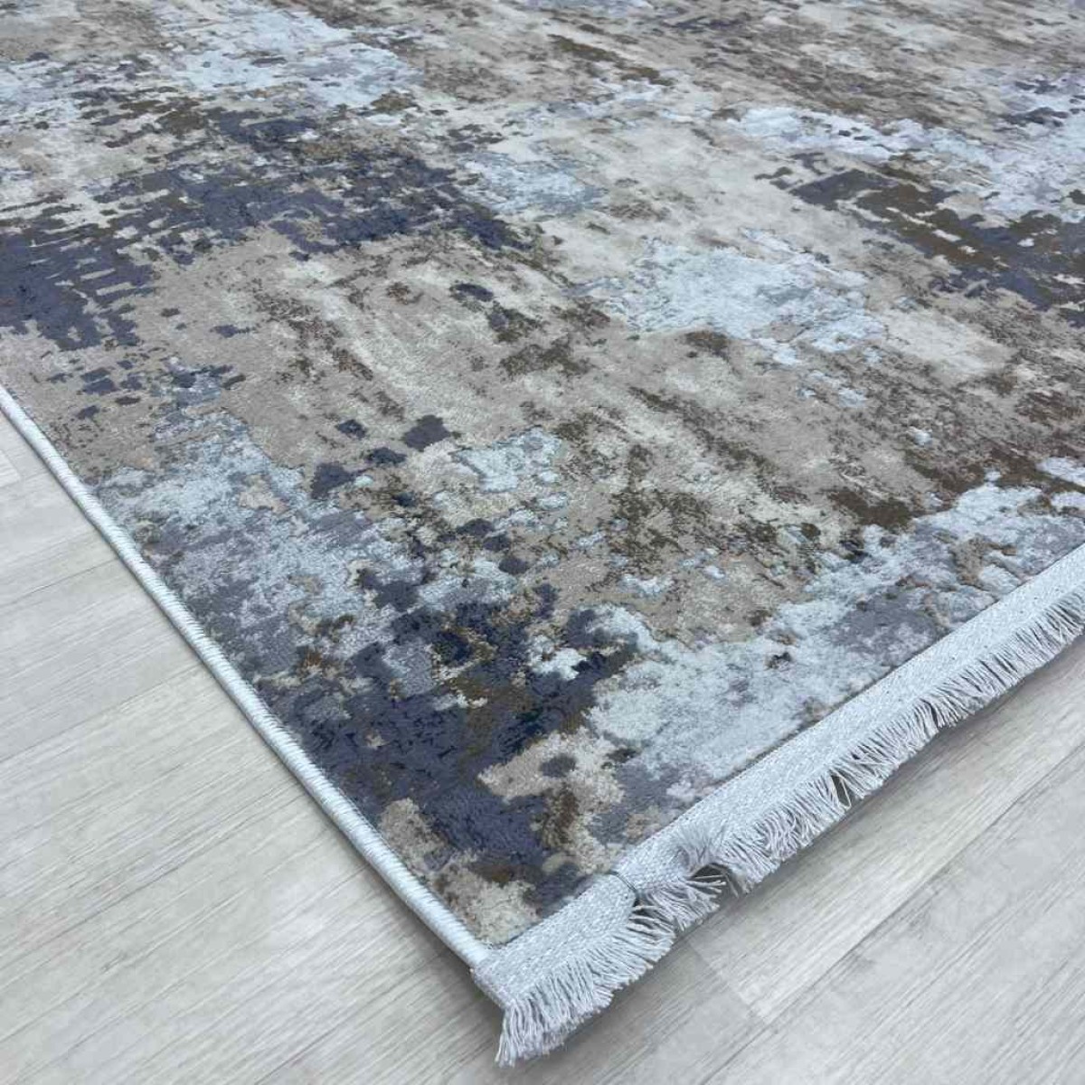 سجاد ماركو تركي 15452A رصاصي ازرق مقاس 250*350