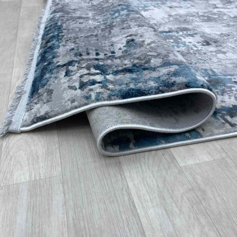 سجاد ماركو تركي 15452A ازرق رصاصي مقاس 300*400