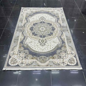 سجاد نجلة تركي كلاسيك ناعم NC63B رصاصي مقاس 250*350