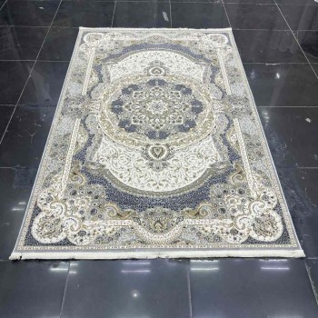 سجاد نجلة تركي كلاسيك ناعم NC63B رصاصي مقاس 250*350