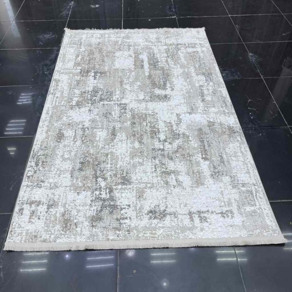 سجاد اوقيانوس تركي 02678C رصاصي بيج مقاس 100*300