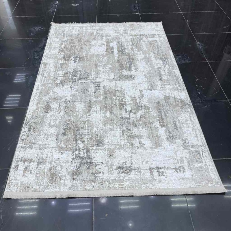 سجاد اوقيانوس تركي 02678C رصاصي بيج مقاس 100*300