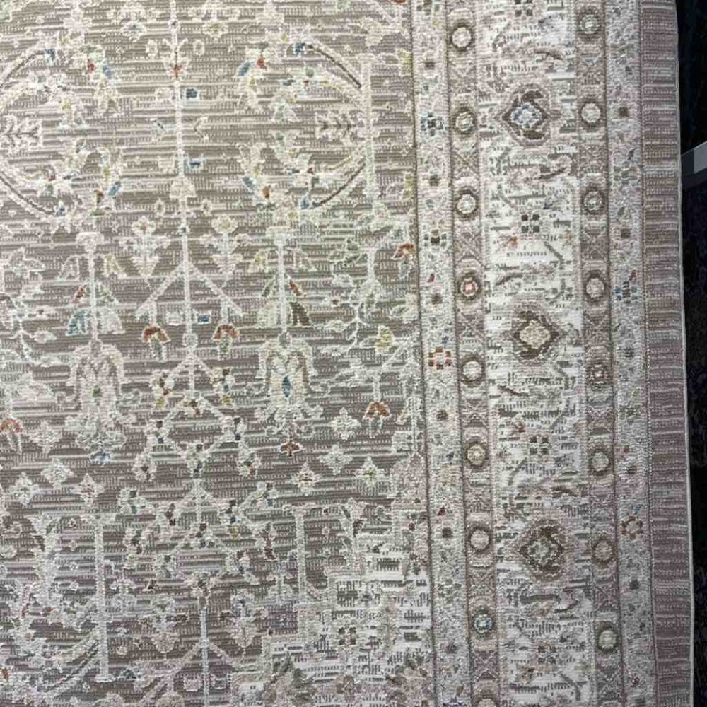 سجاد تركي بوهيمي اورنات AA034B بيج مقاس 80*150