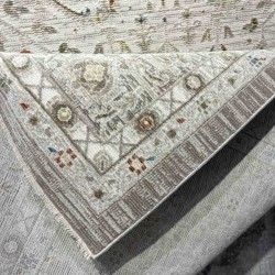 سجاد تركي بوهيمي اورنات AA034B كريم مقاس 400*500