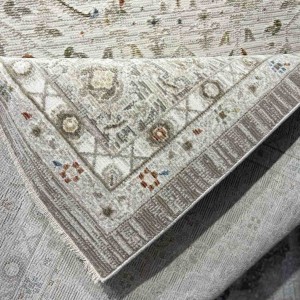 سجاد تركي بوهيمي اورنات AA034B كريم مقاس 400*500