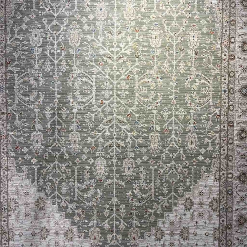 سجاد تركي بوهيمي اورنات AA034B اخضر مقاس 80*150