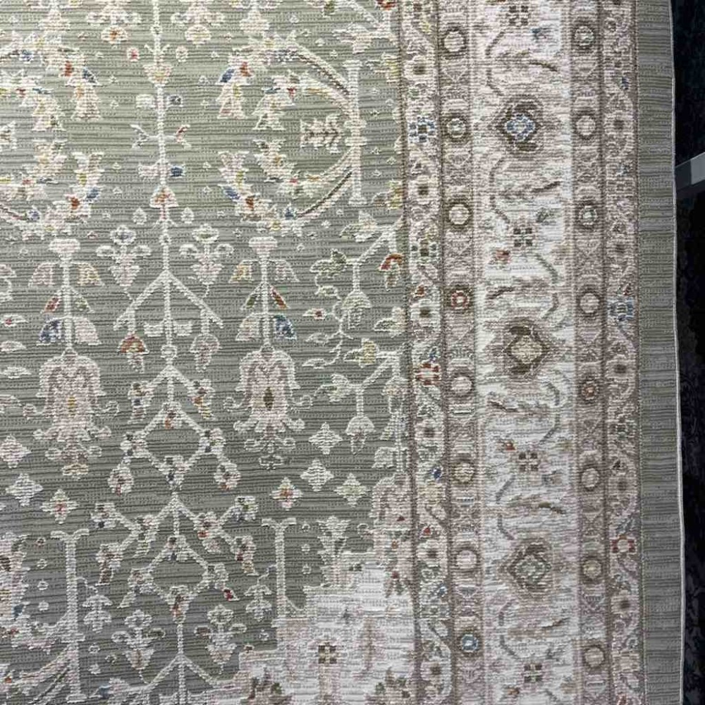 سجاد تركي بوهيمي اورنات AA034B اخضر مقاس 80*150