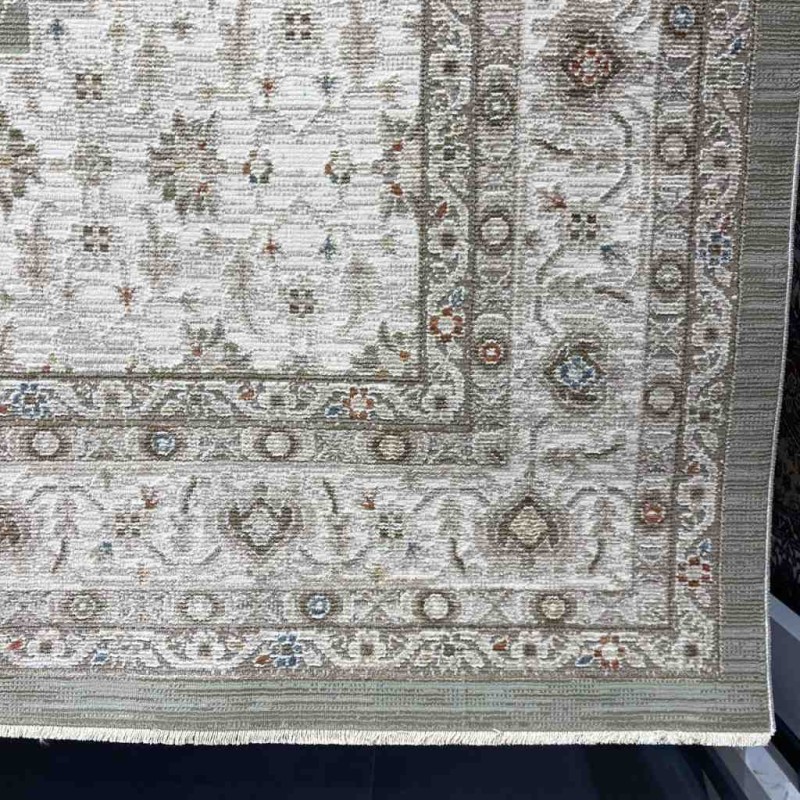 سجاد تركي بوهيمي اورنات AA034B اخضر مقاس 80*150