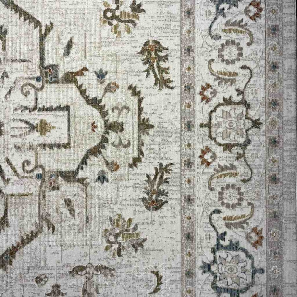 سجاد تركي بوهيمي اورنات G0641A كريم مقاس 80*150