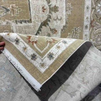 سجاد تركي بوهيمي اورنات G0641A ذهبي مقاس 80*150